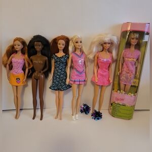 Barbie & Friends Doll Lot OOB NIB Midge, Christie Dolls Mattel 1990s Y2K
